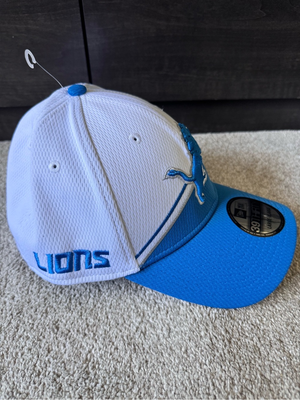 NWT Mens Detroit Lions New Era Sideline Flexfit Hat Size L/XL Fullback New - Picture 5 of 8